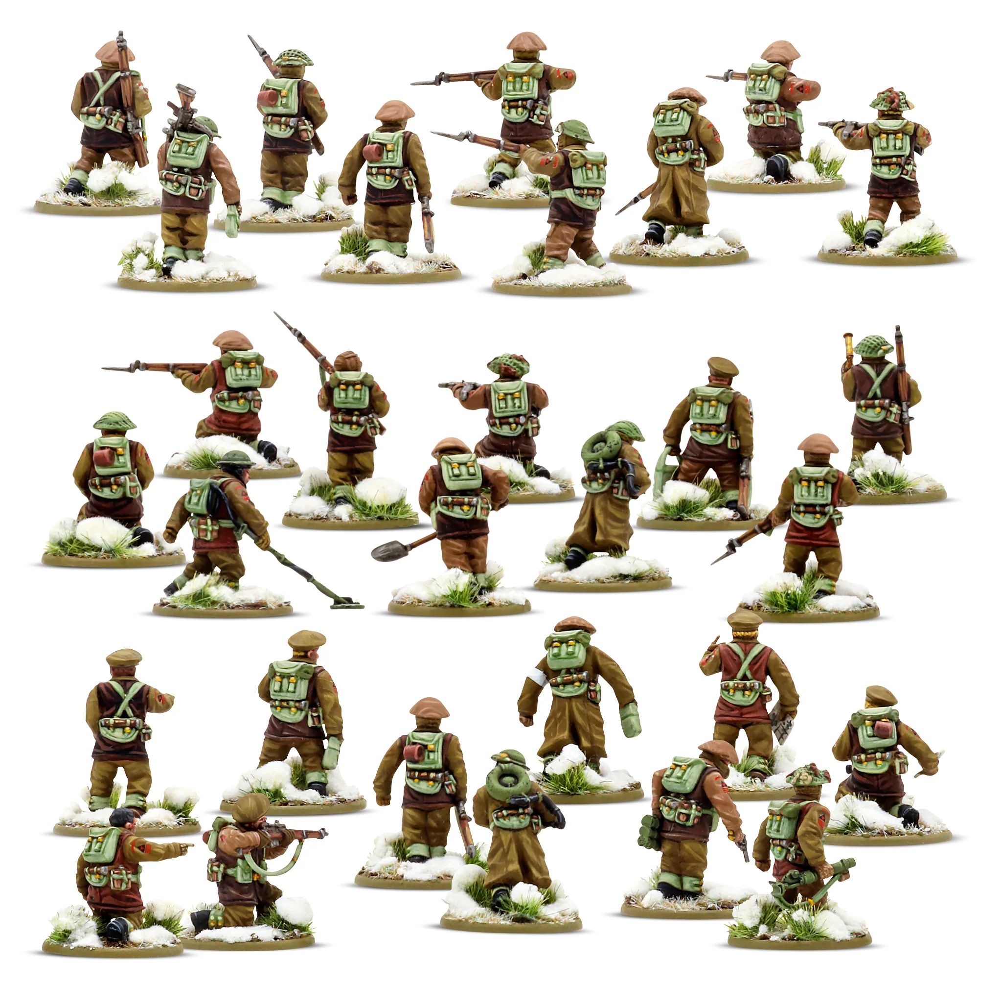 British & Canadian Infantry (Winter) Platoon - 402011027