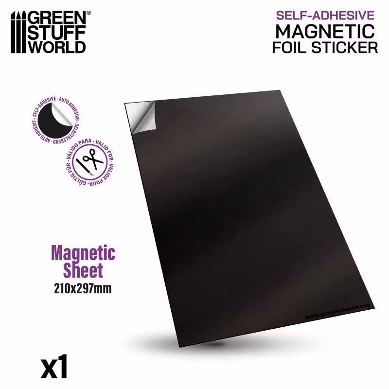 Magnetic Sheet A4 - Self Adhesive