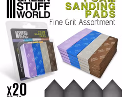 Foam Sanding Pads - Fine Grit Assortment x20