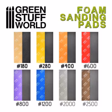 Foam Sanding Pads - Fine Grit Assortment x20