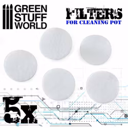 Airbrush Cleaning Pot Filters (x5)