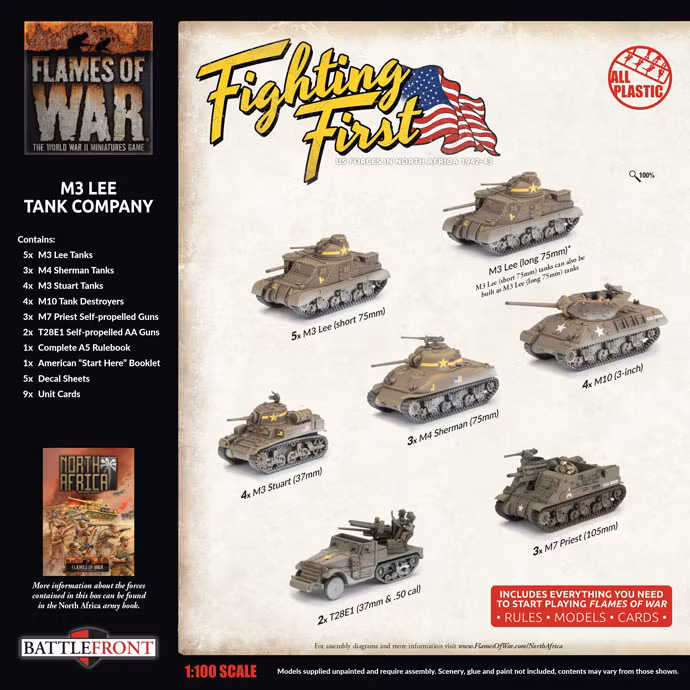 American M3 Lee Tank Company - USAB12