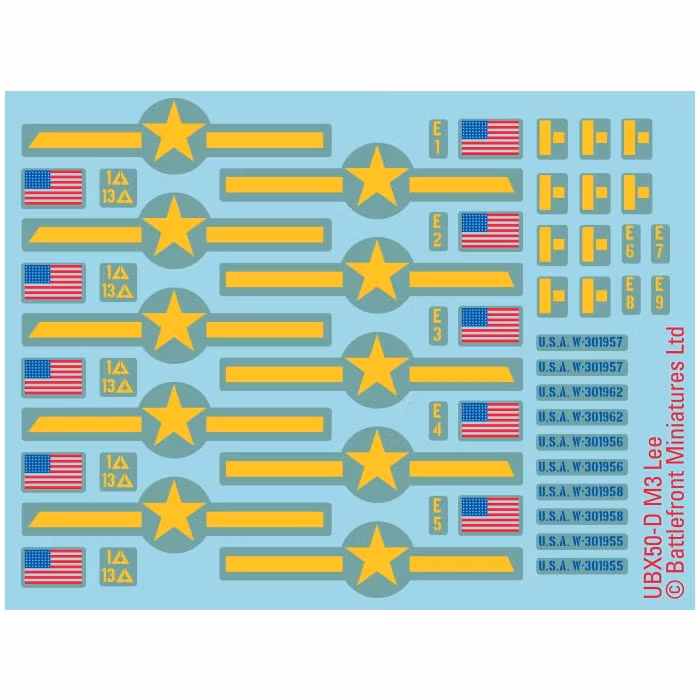 Mid-War US Decals - USO213