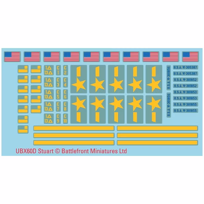 Mid-War US Decals - USO213