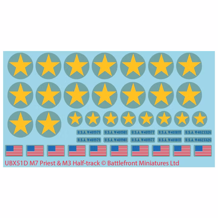 Mid-War US Decals - USO213