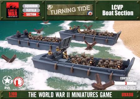 LCVP Boat Section (x3) UBX08