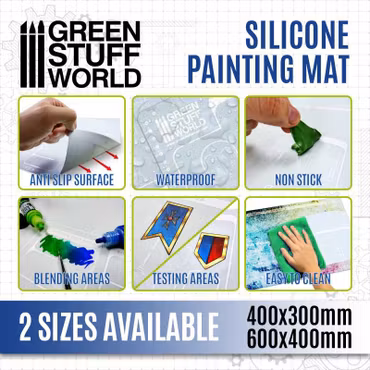 Silicone Painting Mat 400x300mm