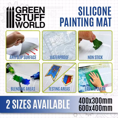 Silicone Painting Mat 400x300mm