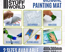 Silicone Painting Mat 400x300mm