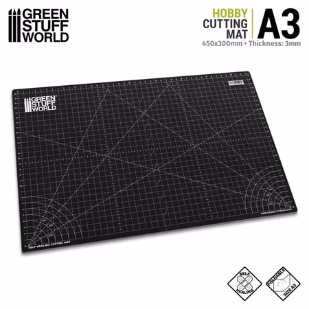 Foldable Cutting Mat A3 - Black