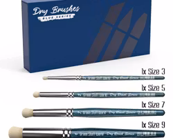 Premium Dry Brush Set - BLUE Series