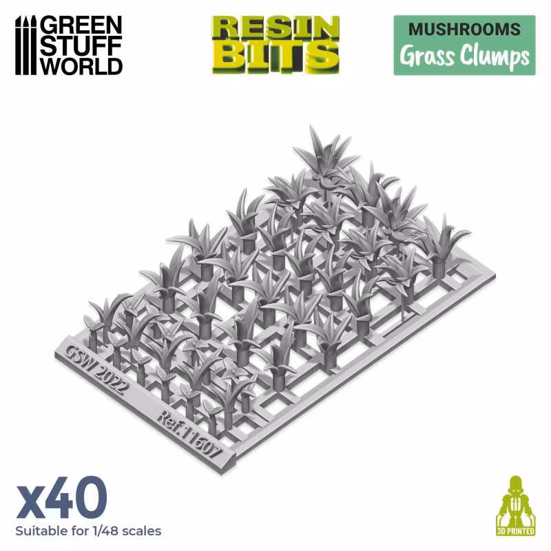 Grass Clumps 3D printed set
