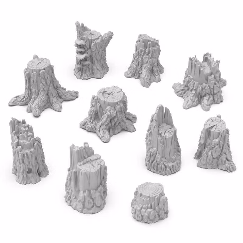 Small Tree Stumps (x10)