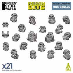 ORK Skulls 1:48 (x30) - 3D printed set