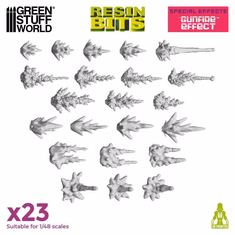 Gunfire Effect (x23) - 3D printed