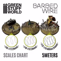 simulated BARBED WIRE - 1/32-1/35 Military