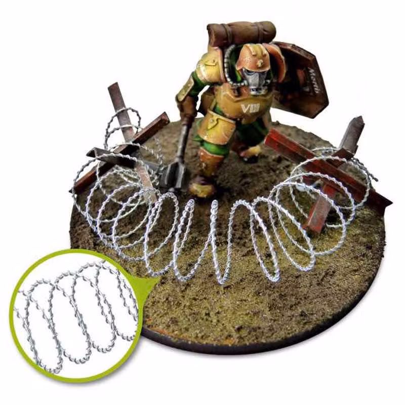 simulated BARBED WIRE - 1/32-1/35 Military (54mm)