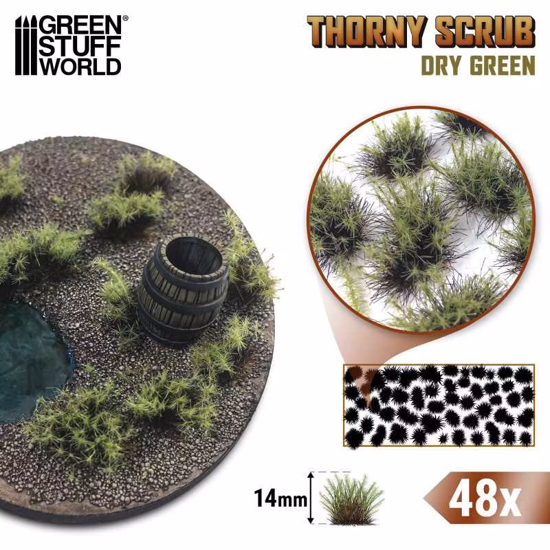 Thorny Scrubs - DRY GREEN