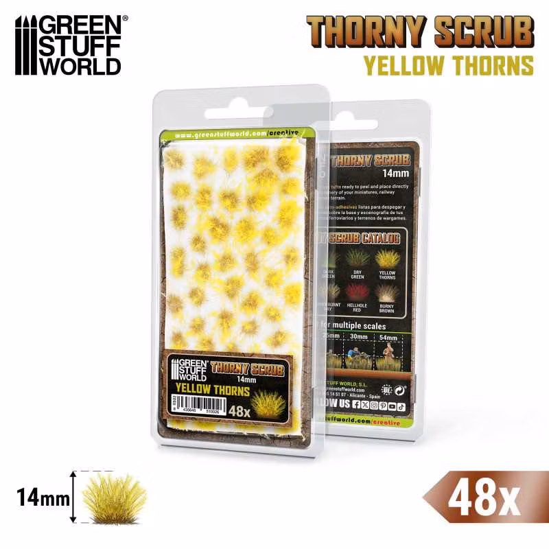 Thorny Scrubs (x48)- YELLOW THORNS