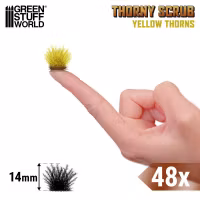 Thorny Scrubs - YELLOW THORNS (x48)