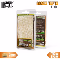 Static Grass Tufts 12 mm - Winter White (x75)