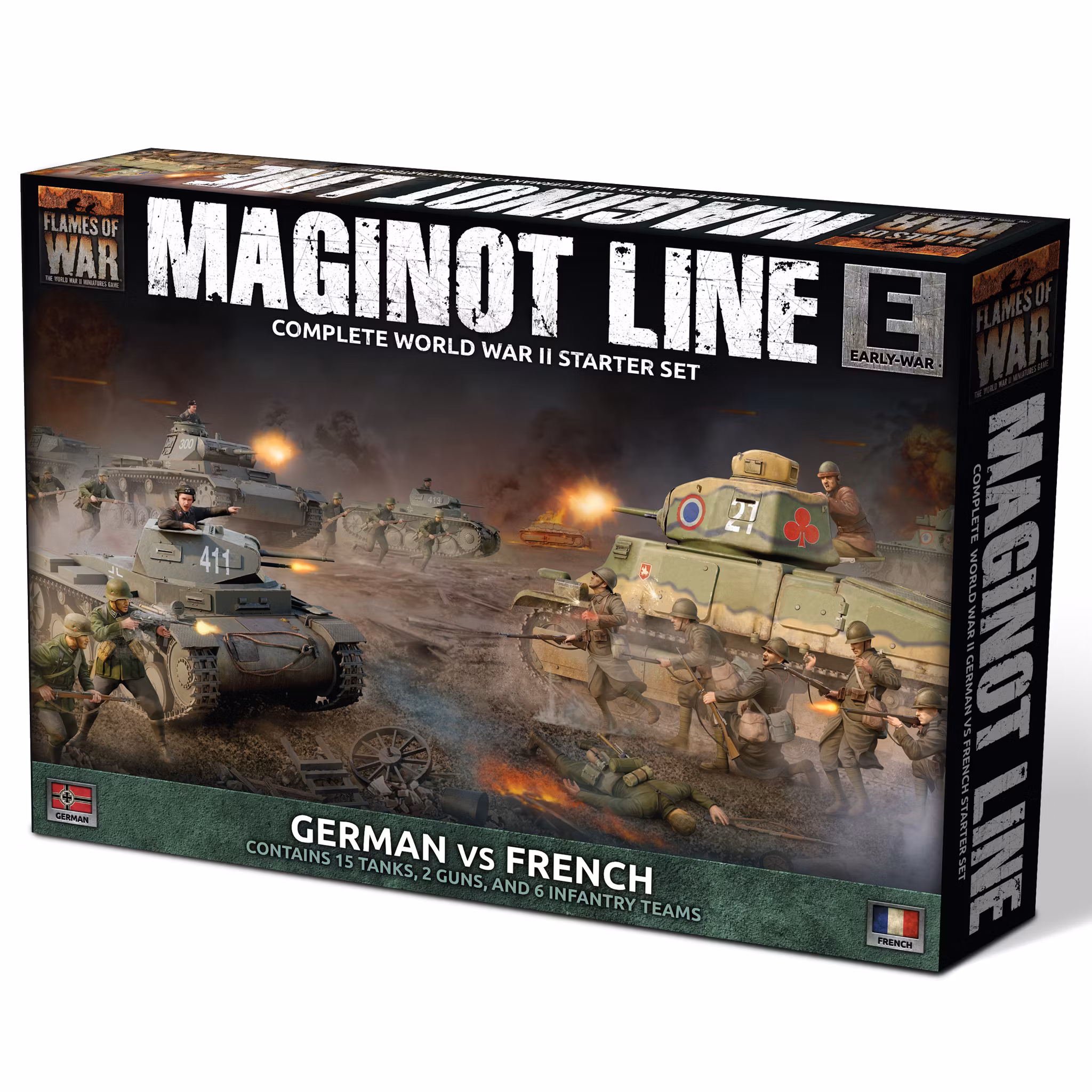 Blitzkrieg: Invasion of France, 1940 German vs French “Maginot Line” Starter Set