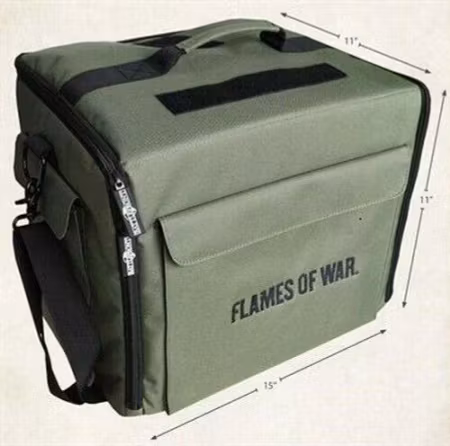 Flames Of War Army Bag Green - including foam