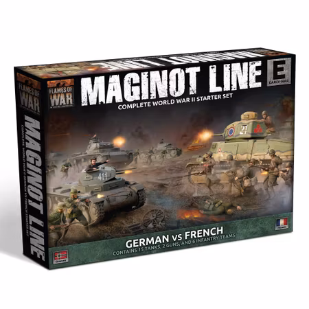 Blitzkrieg: Invasion of France, 1940 German vs French “Maginot Line” Starter Set - FWBX17