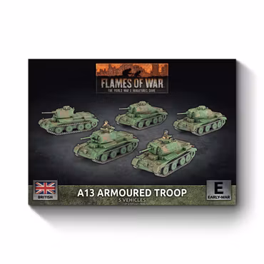 A13 Cruiser Troop (x5 Plastic) - BBX84