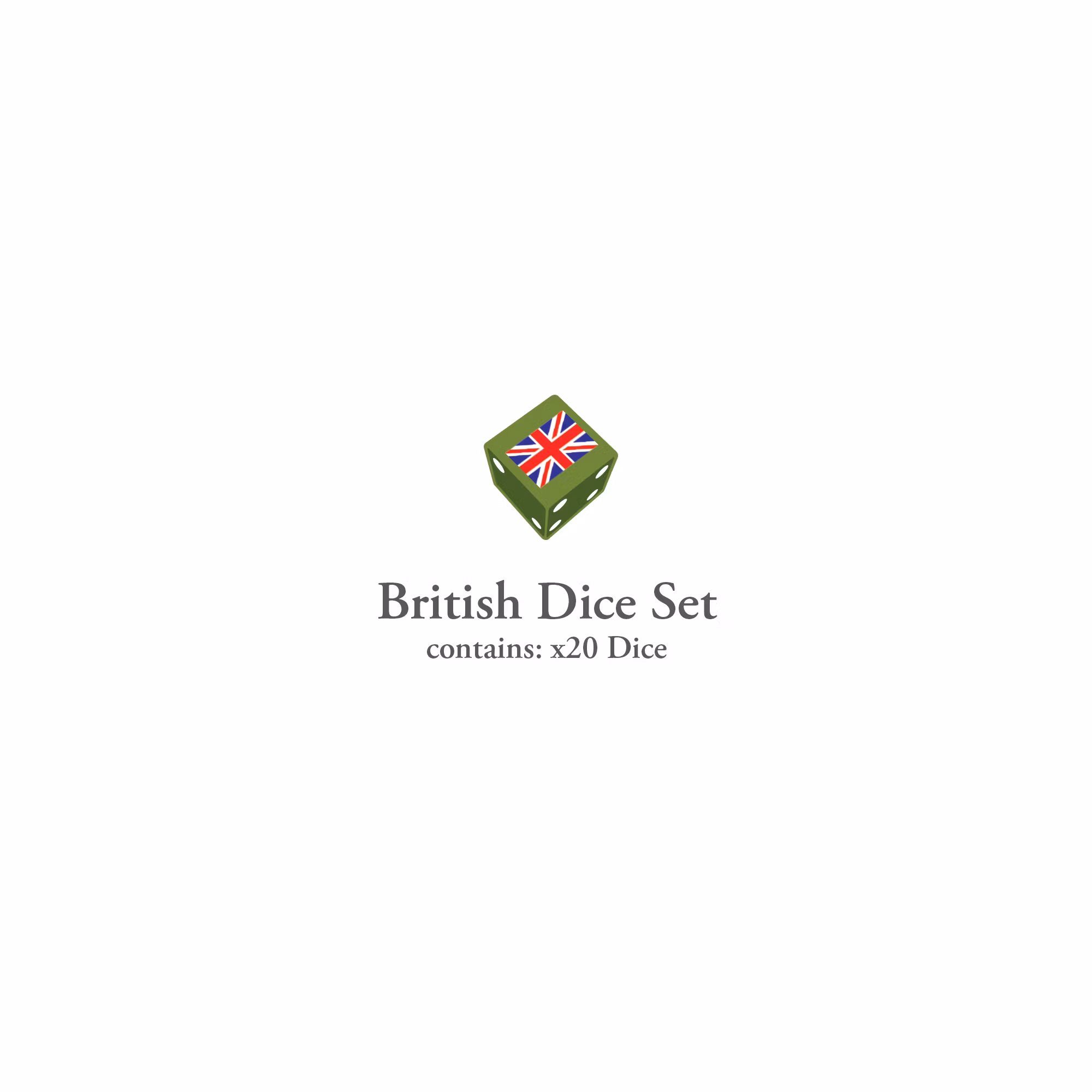 British EW Dice (x20) - BR908