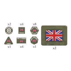 British EW Tokens (x20) and Objectives (x2) - BR909