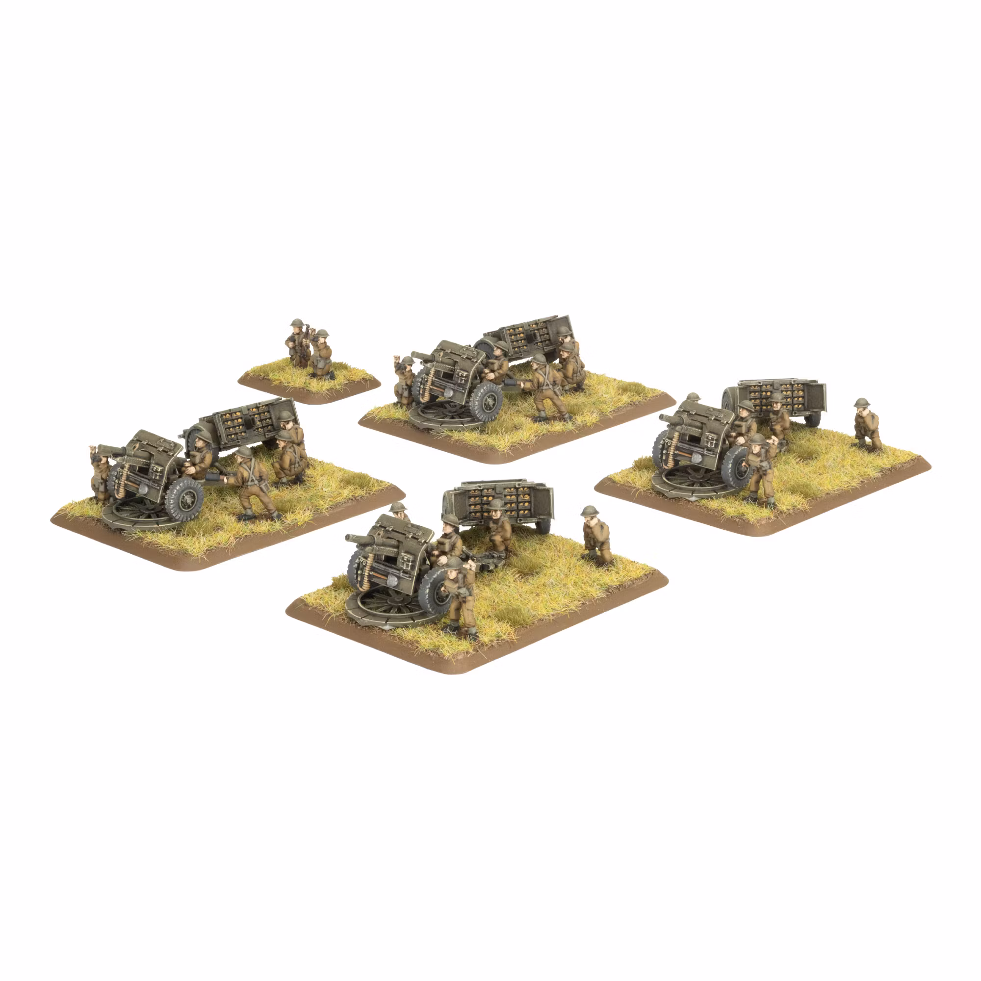 18/25pdr Gun Battery (x4 guns) - BBX86