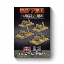 2pdr Antitank Platoon (x4 guns, Plastic) - BBX87