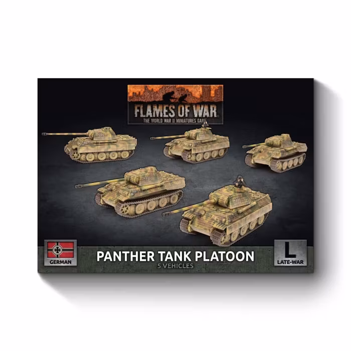 Panther Tank Platoon (x5 plastic) - GBX161