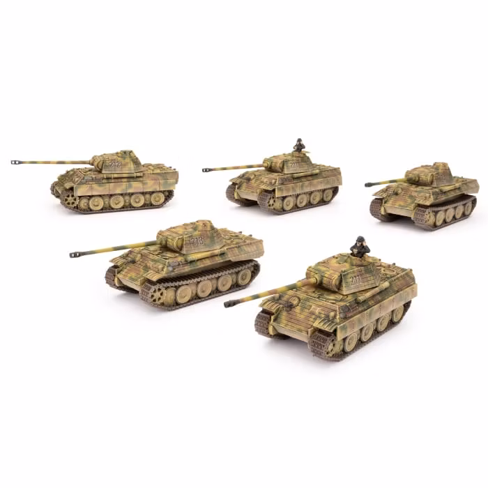 Panther Tank Platoon (x5 plastic) - GBX161