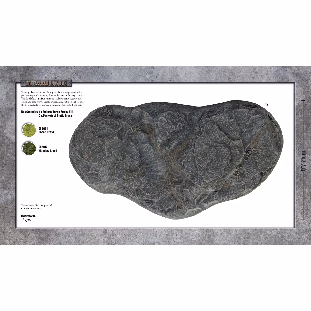 Large Rocky Hill - BB502