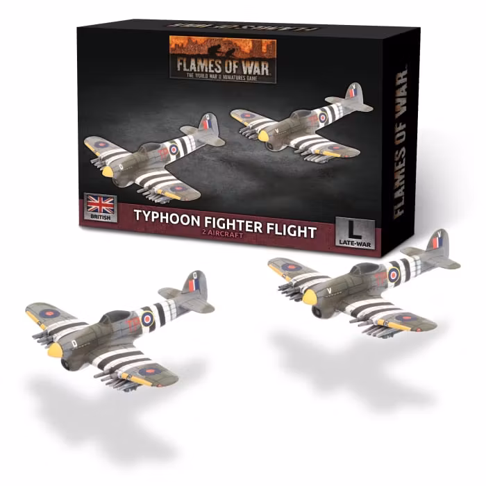 British Typhoon Fighter-Bomber Flight (plastic) - BBX66