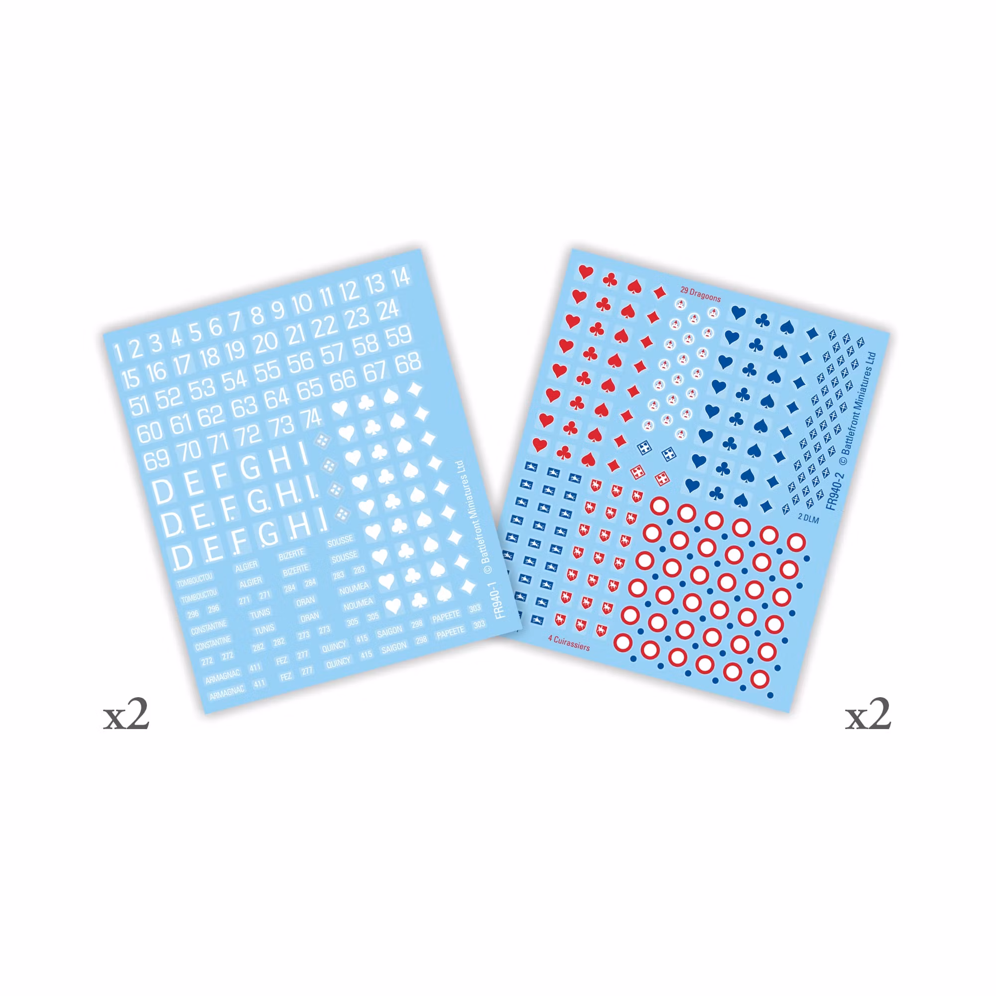 French Early War Decal Set - FR940