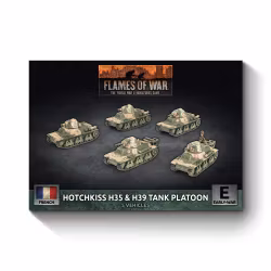 H35 / H39 Hotchkiss Tank Platoon (x5 Plastic) - FRX09