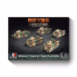 Char B1 bis Tank Platoon (x5 Plastic) - FRX11