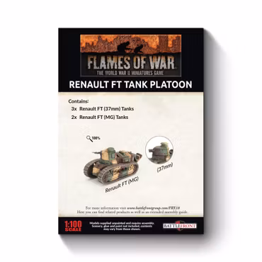 Renault FT Tank Platoon (x5) - FRX18