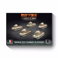 S-35 Somua Tank Platoon (x5 Plastic) - FRX10