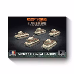 S-35 Somua Tank Platoon (x5 Plastic) - FRX10