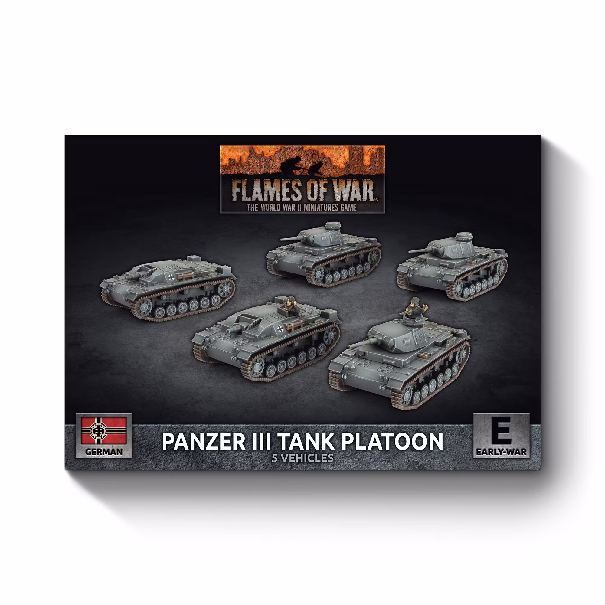 Panzer III/StuG III A Platoon (x5 Plastic) - GBX199
