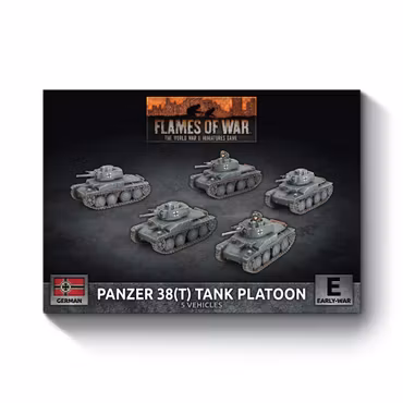 Panzer 38(t) Platoon (x5 Plastic) - GBX200
