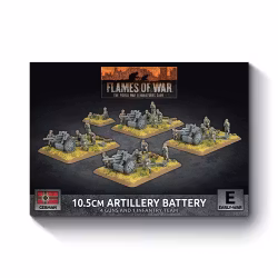 10.5cm Artillery Battery (Early) (x4 guns Plastic) - GBX205