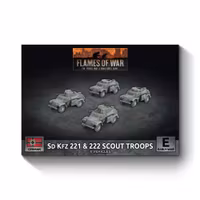 Sd Kfz 222 / 221 Scout Troop (x4 Plastic) - GBX201