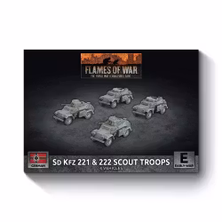 Sd Kfz 222 / 221 Scout Troop (x4 Plastic) - GBX201
