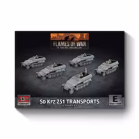 Sd Kfz 251 half-track Transport Platoon (x5 Plastic) - GBX207