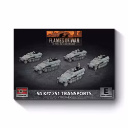 Sd Kfz 251 half-track Transport Platoon (x5 Plastic) - GBX207
